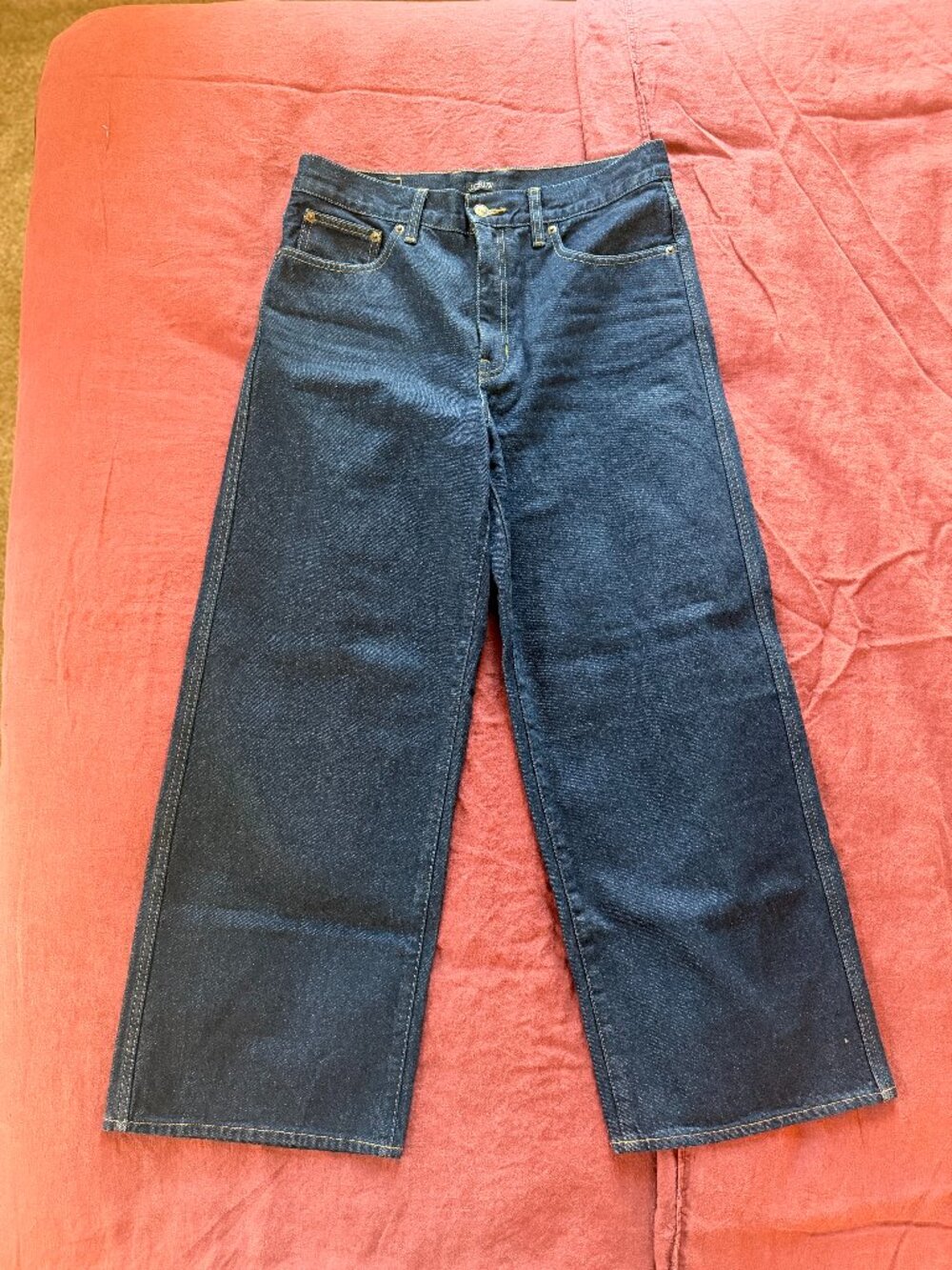 J. Crew Everyday wide-leg ankle jean in rigid